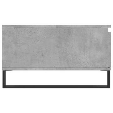 Concrete Grey Coffee Table - Stylish & Functional Design