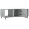 Stylish Concrete Grey Coffee Table - 102x50x40 cm | HipoMarket