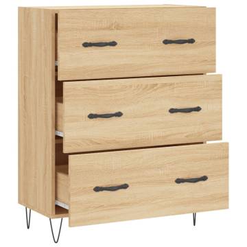 Sonoma Oak Sideboard - Classic Storage Solution (69.5x34x90 cm)