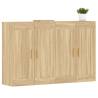 Wall Mounted Cabinets 2 pcs Sonoma Oak | Stylish Storage Solutions