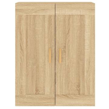 Wall Mounted Cabinets 2 pcs Sonoma Oak | Stylish Storage Solutions