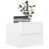 High Gloss White Bedside Cabinets - Set of 2 | Hipomarket UK