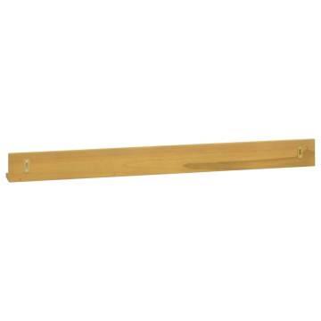 Solid Wood Teak Wall Shelves - 2 pcs | 110x10x10 cm