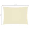 Sunshade Sail Oxford Fabric 5x7 m Cream - Perfect Outdoor Protection