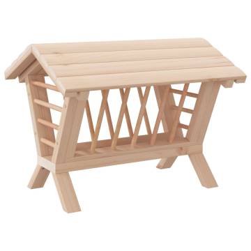 Rabbit Hay Feeder 44x33x33 cm Solid Wood | HipoMarket UK