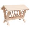 Rabbit Hay Feeder 44x33x33 cm Solid Wood | HipoMarket UK