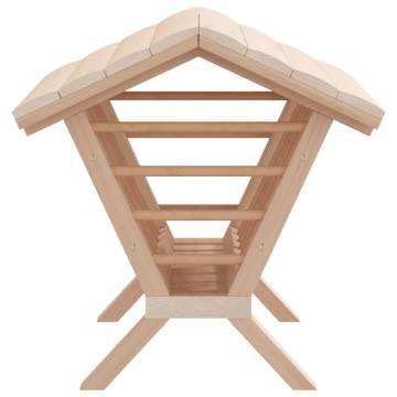 Rabbit Hay Feeder 44x33x33 cm Solid Wood | HipoMarket UK