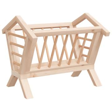 Rabbit Hay Feeder 44x33x33 cm Solid Wood | HipoMarket UK