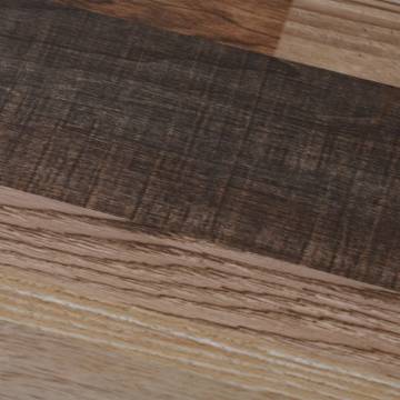 Non Self-Adhesive PVC Flooring Planks - 5.26 m² Multicolour