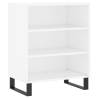 White Sideboard 57x35x70 cm - Durable Engineered Wood Storage