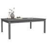 Garden Table Grey 121x82.5cm | Solid Wood Pine - Hipo Market