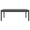 Garden Table Grey 121x82.5cm | Solid Wood Pine - Hipo Market