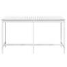 Garden Table White 203.5x90 cm Solid Wood Pine | HipoMarket