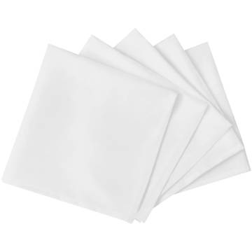 50 White Dinner Napkins | Elegant Table Decor - HipoMarket