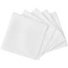 50 White Dinner Napkins | Elegant Table Decor - HipoMarket