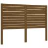 Honey Brown Small Double Bed Frame with Headboard - Hipomarket