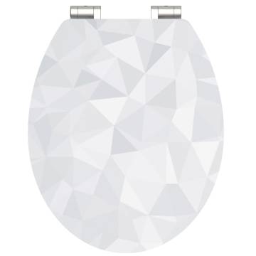 SCHÜTTE High Gloss Toilet Seat with Soft-Close - DIAMOND MDF