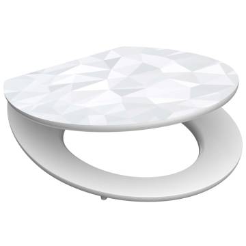 SCHÜTTE High Gloss Toilet Seat with Soft-Close - DIAMOND MDF