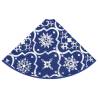 Luxury Blue Christmas Tree Skirt with Sock - 122 cm Fabric