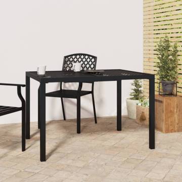 Stylish Garden Table Anthracite 110x80 cm - Steel Design