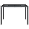 Stylish Garden Table Anthracite 110x80 cm - Steel Design