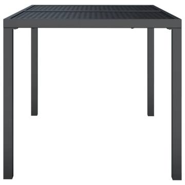 Stylish Garden Table Anthracite 110x80 cm - Steel Design