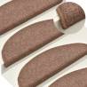 Carpet Stair Treads 15 pcs Brown 56x17x3 cm Colour brown Size 56 x 17 x 3 cm Quantity in Package 15 