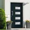 Front Door Aluminium and PVC Anthracite 100x200 cm Colour anthracite Size 100 x 200 cm Quantity in Package 1 Model left 