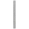 Garden Fence Posts - 40 pcs Galvanised Steel 240 cm Silver