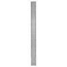 Garden Fence Posts - 40 pcs Galvanised Steel 240 cm Silver