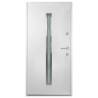 Elegant White Aluminium Front Door 90x200 cm | HipoMarket