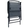 Folding Garden Chairs 2 pcs Texilene Grey - Stylish & Durable