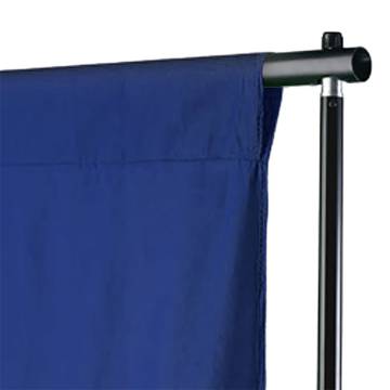 Backdrop Cotton Blue 300x300 cm for Chroma Key - Hipomarket