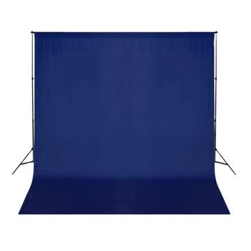 Backdrop Cotton Blue 300x300 cm for Chroma Key - Hipomarket