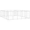 Durable Outdoor Dog Kennel Galvanised Steel - 36.3 m²