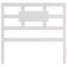 White Solid Wood Bed Frame 100x200 cm | HipoMarket UK