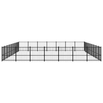 Outdoor Dog Kennel Steel 59.28 m² - Safe & Comfortable