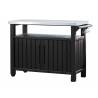 Keter Multifunctional Outdoor BBQ Table - Unity XL Woodlook