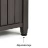 Keter Multifunctional Outdoor BBQ Table - Unity XL Woodlook