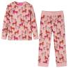 Kids' Long Sleeve Pyjamas Light Pink - Size 140 | Hipomarket