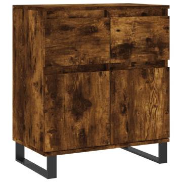 Stylish Smoked Oak Sideboard - 60x35x70 cm | HipoMarket UK