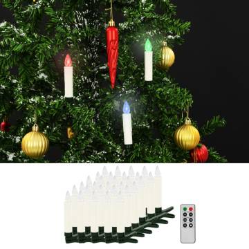 30pcs Christmas Wireless LED Candles with Remote Control | Hipo Market