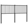 Stylish Black Metal Headboard - 160 cm | HipoMarket