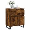 Stylish Smoked Oak Sideboard - 60x35x70 cm | HipoMarket UK