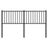 Stylish Black Metal Headboard - 160 cm | HipoMarket