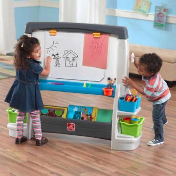 Step2 Double-sided Jumbo Art Easel for Kids | Multicolour