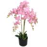 Artificial Orchid Plant with Pot 75 cm Pink Colour pink Size 75 cm Quantity in Package 1 