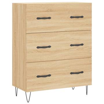 Stylish Highboard Sonoma Oak - 69.5x34x180 cm | Hipomarket