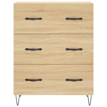 Stylish Highboard Sonoma Oak - 69.5x34x180 cm | Hipomarket