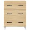 Stylish Highboard Sonoma Oak - 69.5x34x180 cm | Hipomarket